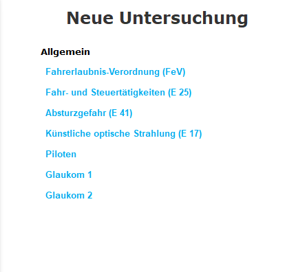 Perivist Compact III vorkonfigurierte Tests